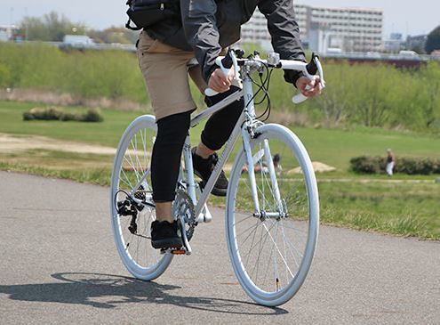 かわいいロードバイク リズムロード ホワイト一色が爽やかでおしゃれ かわいい自転車特集