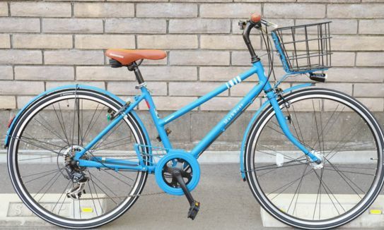 かわいい前カゴ付きクロスバイク Bridgestone Markrosa Staggered おすすめ かわいい自転車特集